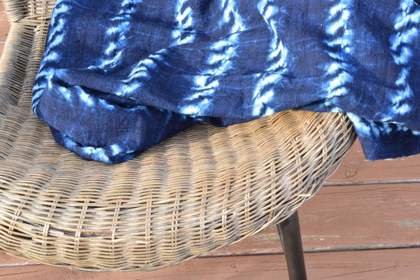 Handwoven Indigo Throw