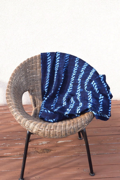 Handwoven Indigo Throw